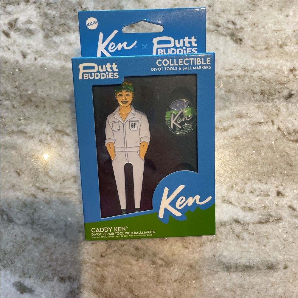 Caddy Ken Collectible Putt Buddies by Mattel Divot Repair with/ballmarker